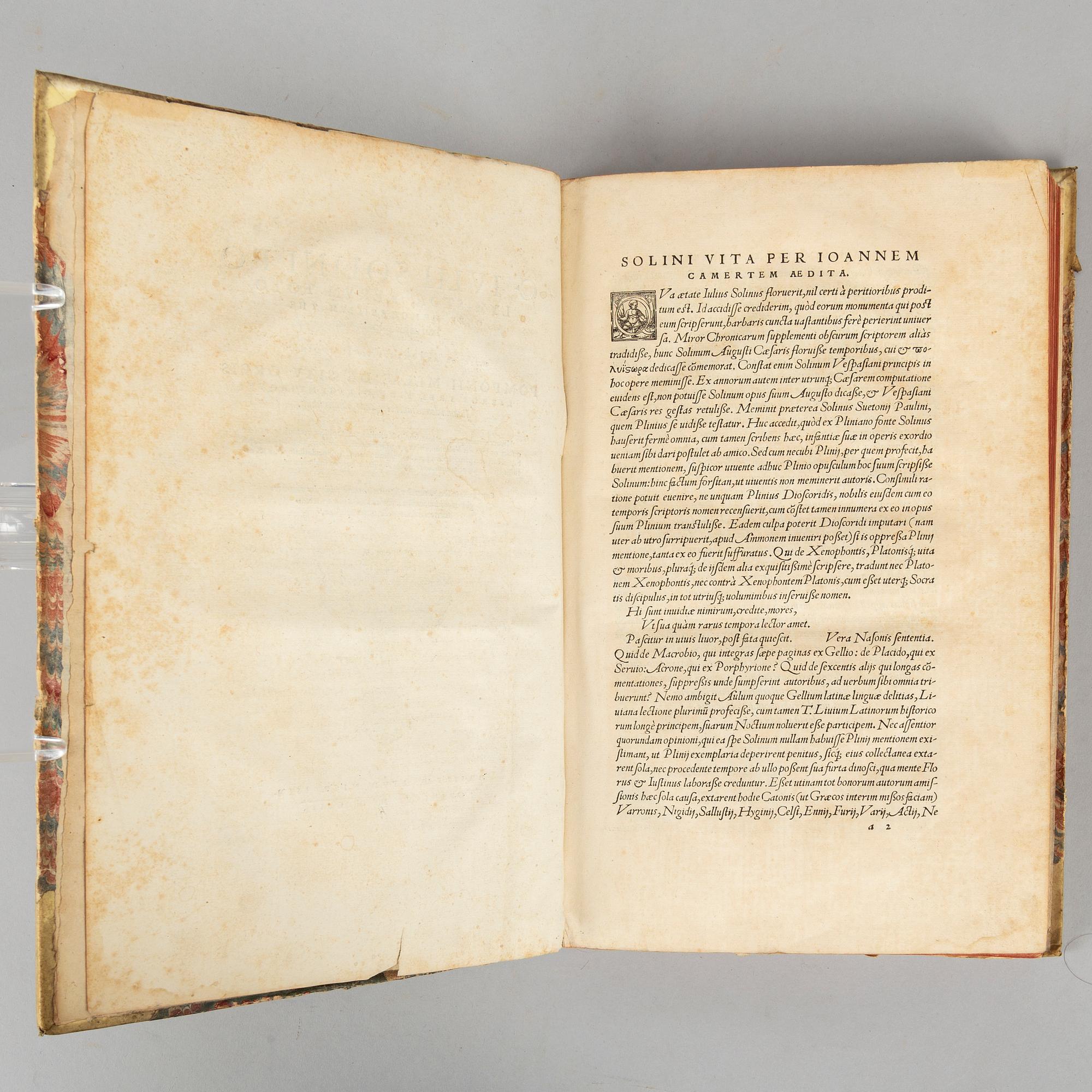 Polyhistor, 1543, med bl. a. första fullständiga Asienkartan.