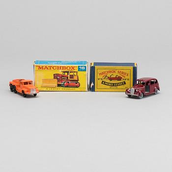 LESNEY MATCHBOX SERIES, 4 st, bland annat Prime Mover RW 15B-2.