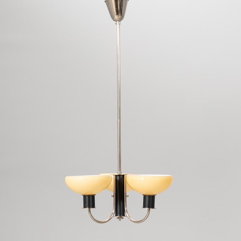 Erik Tidstrand, ceiling lamp, model "28890", Nordiska Kompaniet, 1930s-40s.