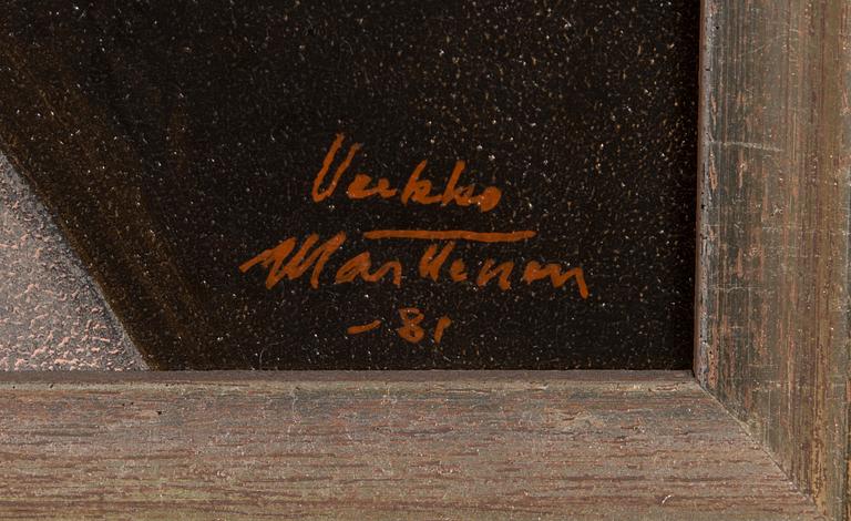 Veikko Marttinen, Mietteliäs.