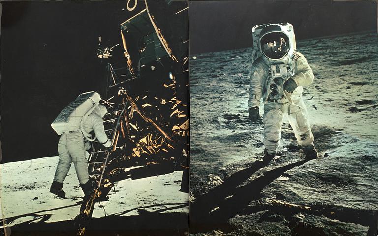 HASSELBLAD / NASA, PHOTO REPRODUCTION, 3 pcs, 1960s.