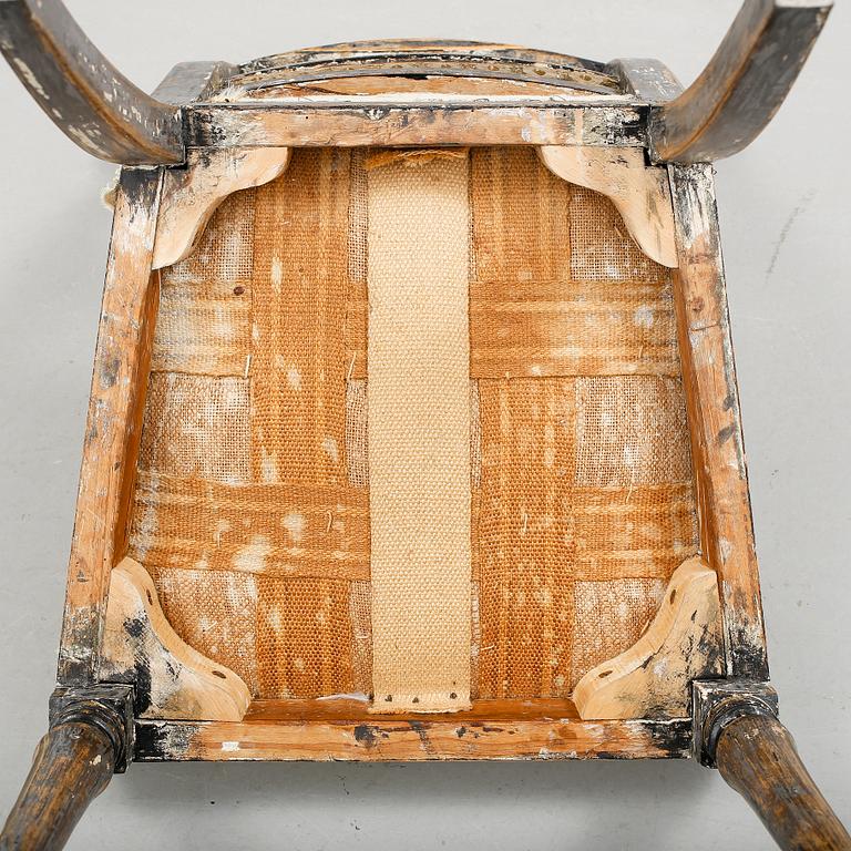 STOL. Gustaviansk, 1700-talets slut.