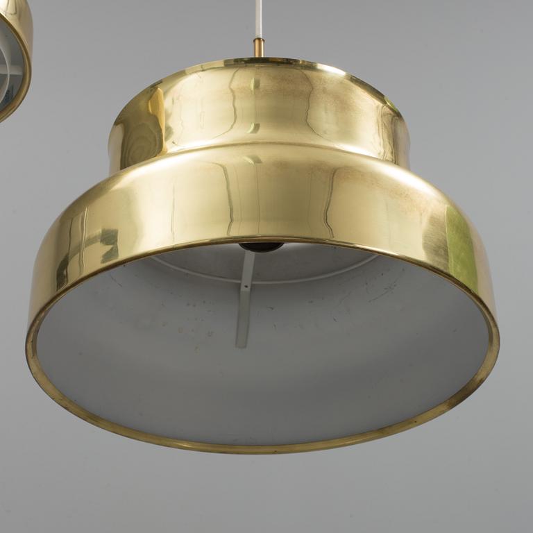 Two Anders Pehrson ceiling lamps 'Bumling', for Ateljé Lyktan, Åhus, Second half of the 20th century.