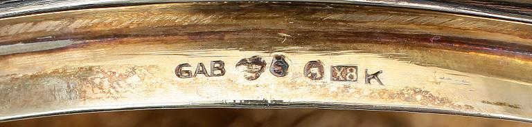 DRYCKESBÄGARE, silver, GAB, Stockholm, 1948. Vikt 485g.