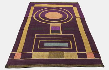 Dora Jung, kuvakudos, signeerattu, noin 214 x 114 cm.