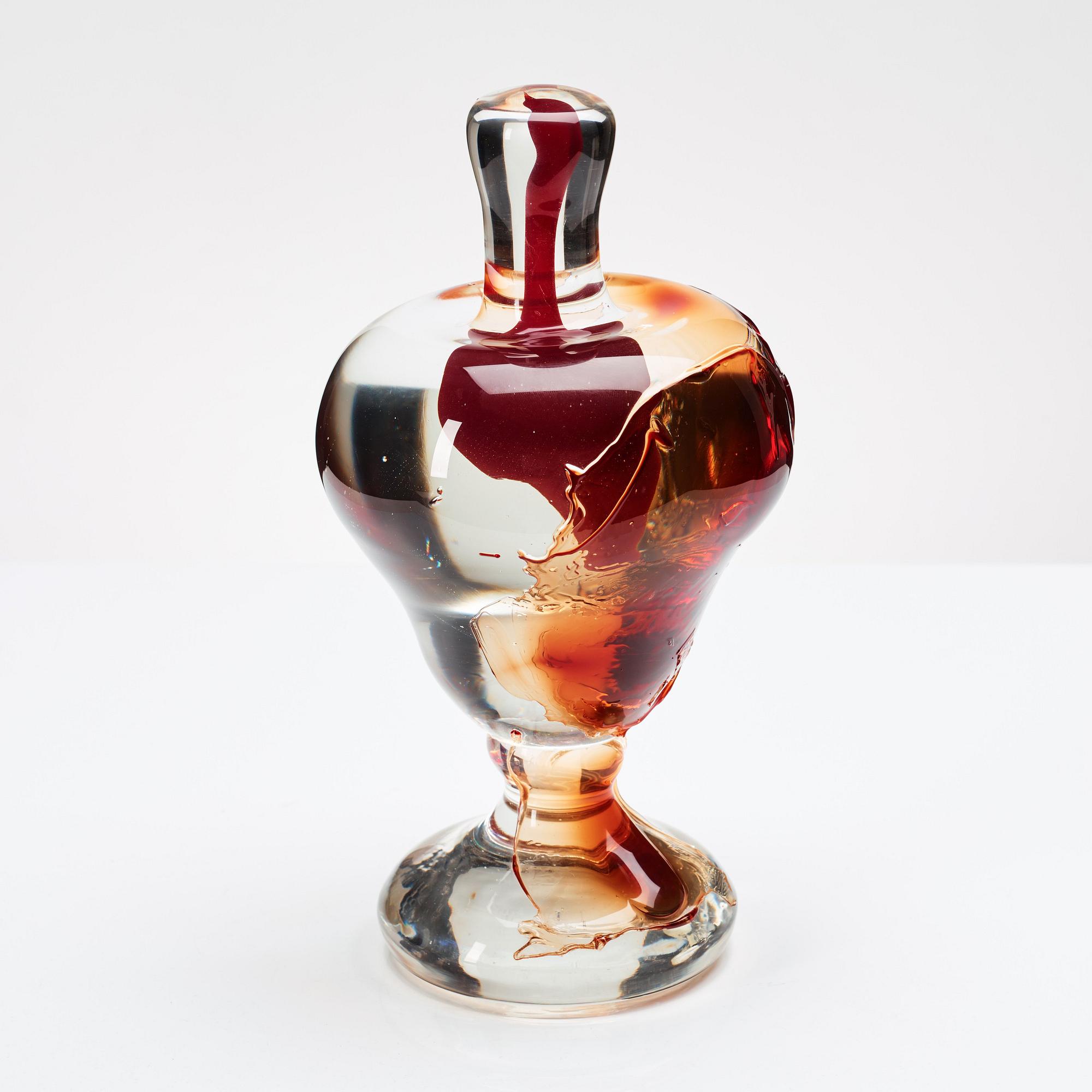 Gunilla Kihlgren, skulptur, "Aorta", ur Muranoserien.