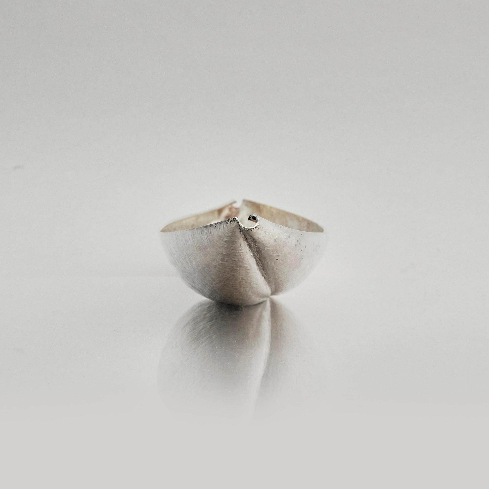 Tapio Wirkkala, a silver bowl, model TW9, marked TW, Kultakeskus, Hämeenlinna 1978.