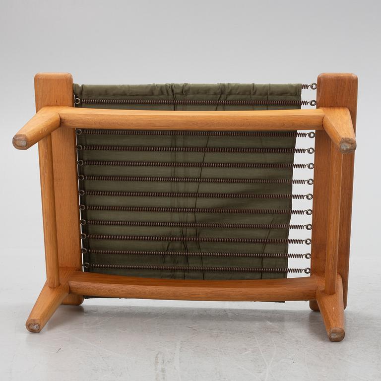 Hans J. Wegner, armchair with footstool/daybed, GE-01, Getama, Denmark.