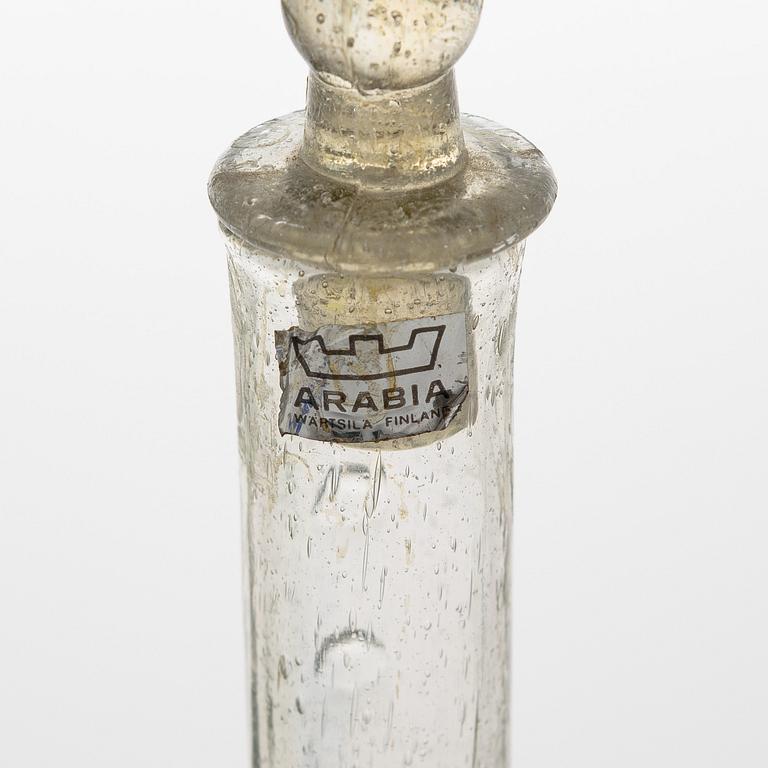 Oiva Toikka, flaskor 5 st "Puteli" signerade Oiva Toikka Nuutajärvi Notsjö. I produktion 1975 - 1977.