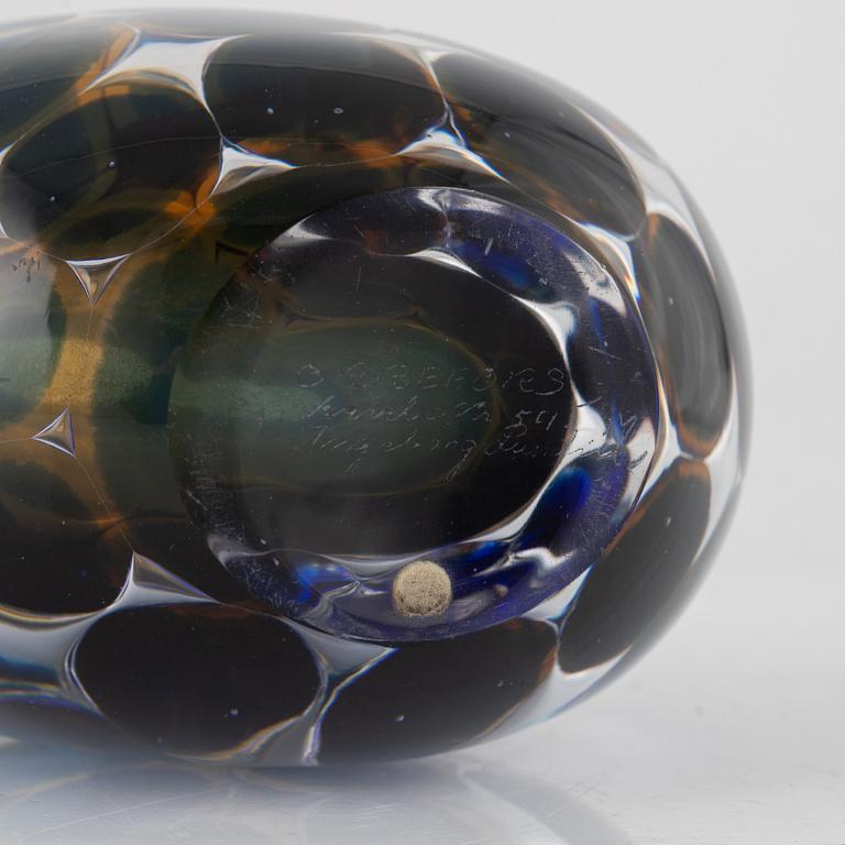Ingeborg Lundin, an 'Ariel' glass vase, Orrefors, signed and numbered 545.