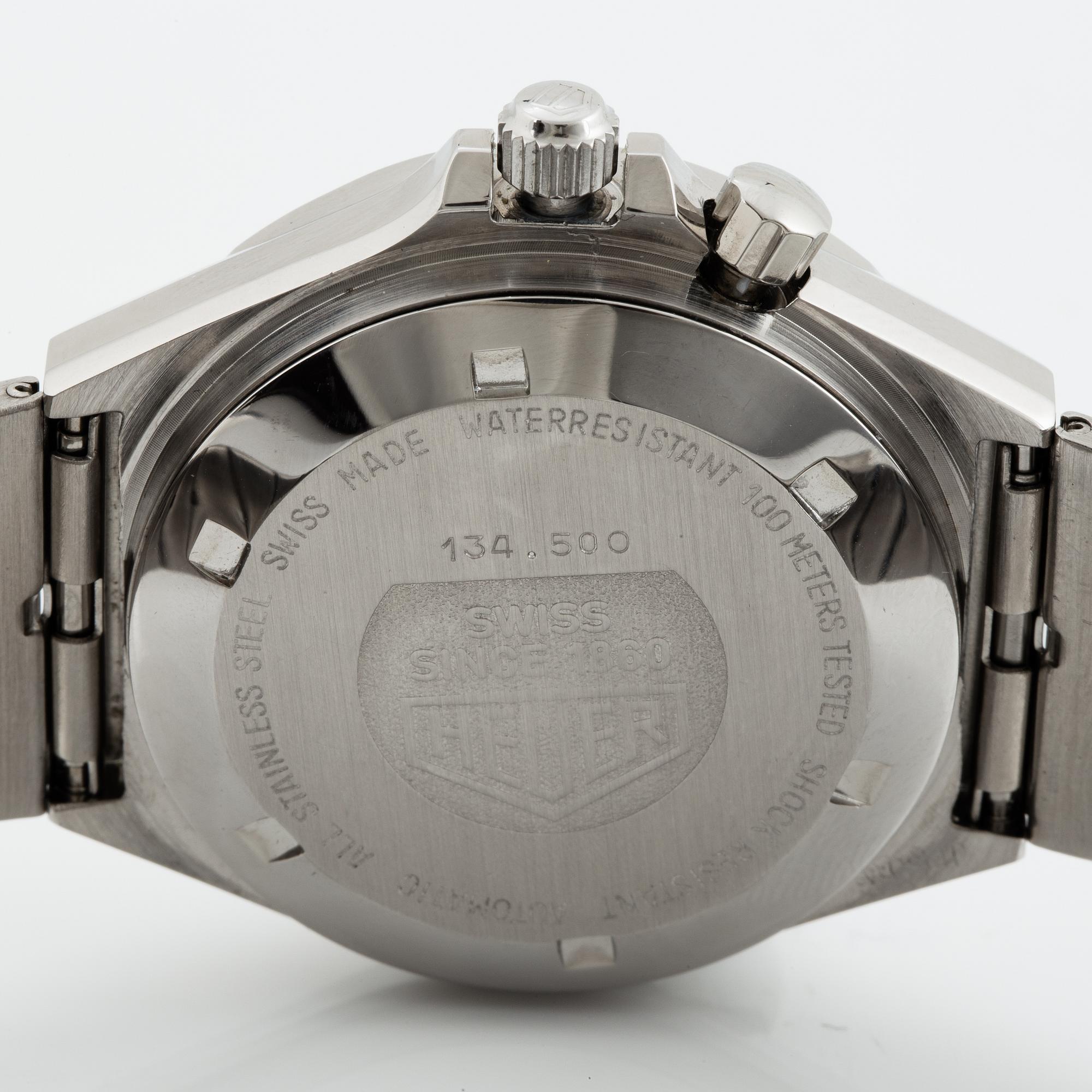 Heuer, Regatta, wristwatch, 40 mm.