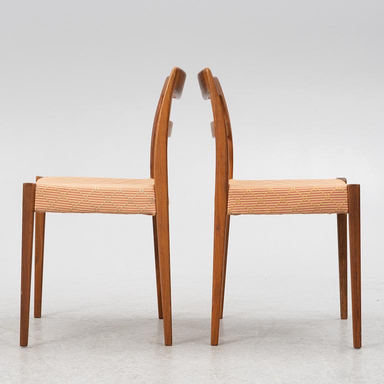 Nils Jonsson, matbord med 6 stolar, Troeds.