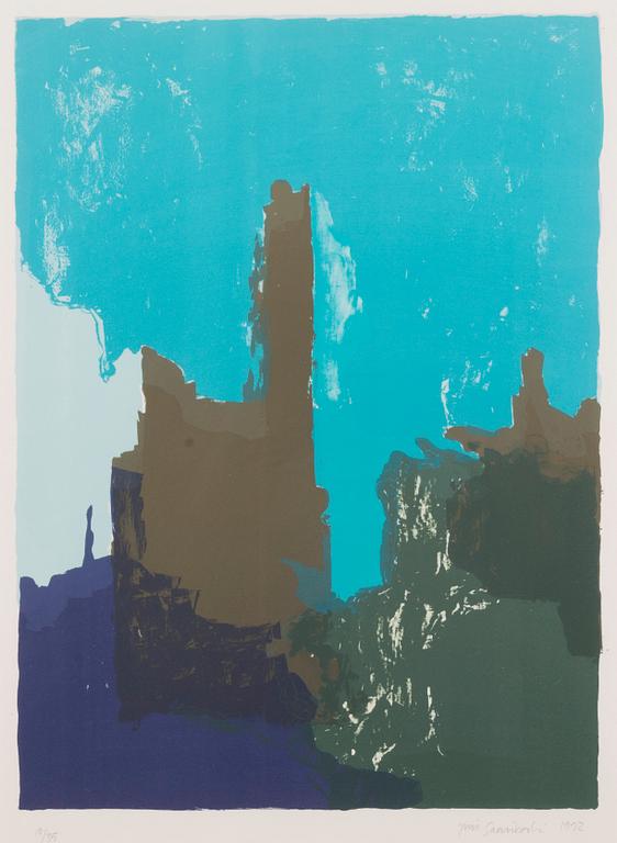 JURI SAARIKOSKI, lithograph, signed and dated 1992, numbered 10/35.