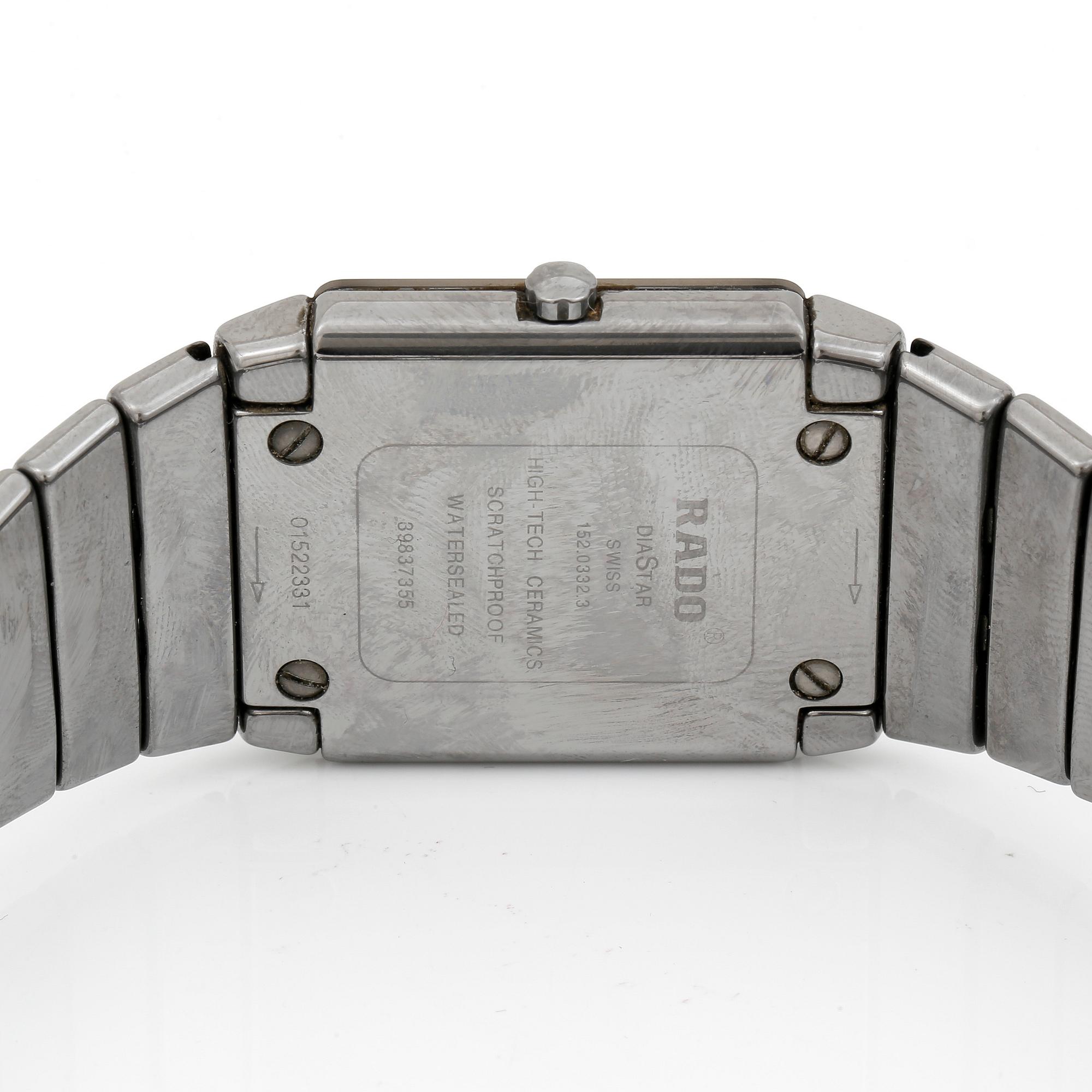 ARMBANDSUR keramik Rado Diastar High Tech Ceramics 1990 tals. Bukowskis