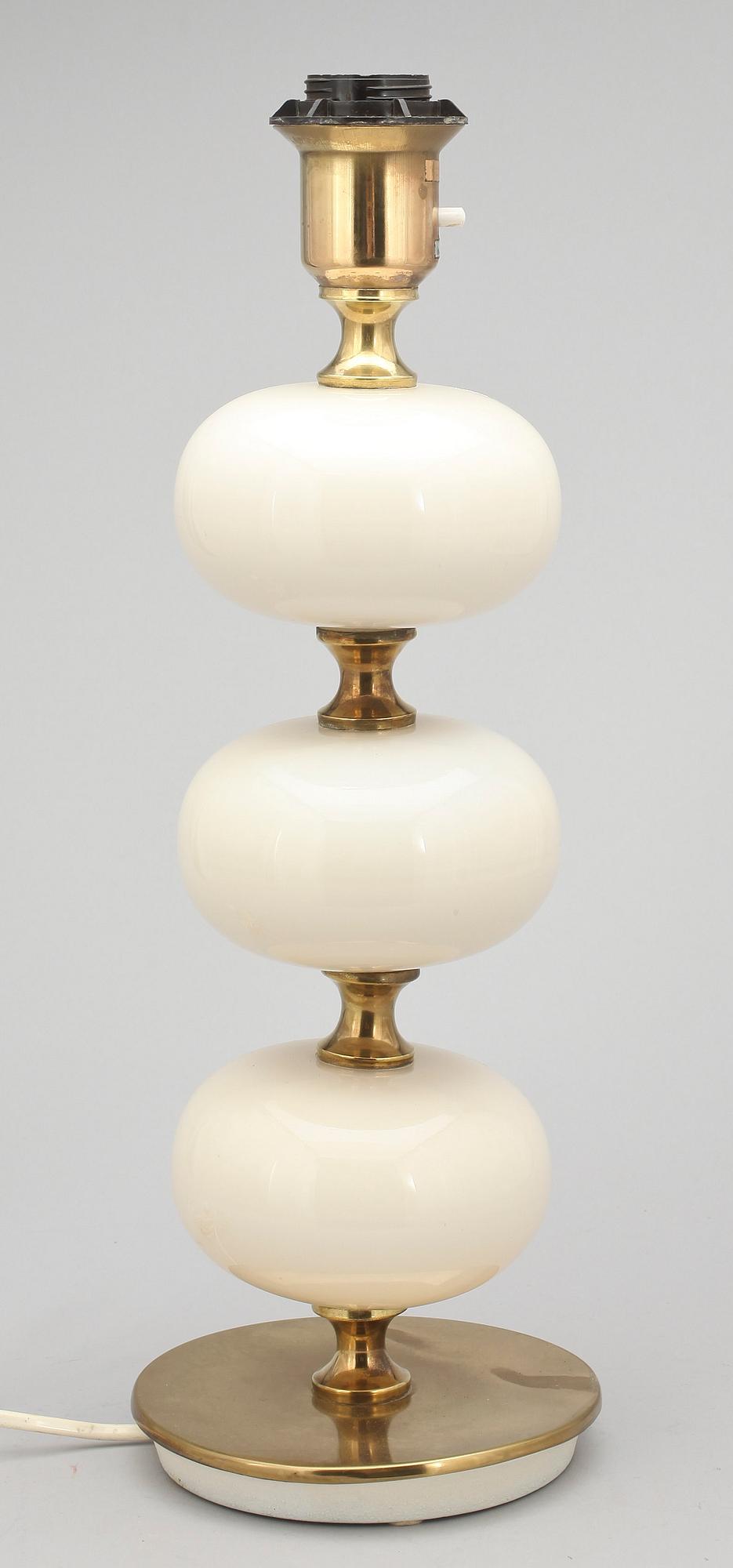 BORDSLAMPA, AB Stilarmatur, Tranås, 1900-talets andra hälft.