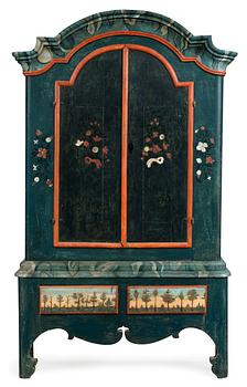 557. A Swedish cupboard dated 1799.