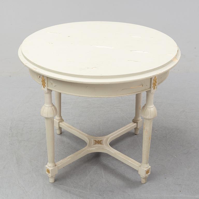 A Gustavian style table, early 20th century.