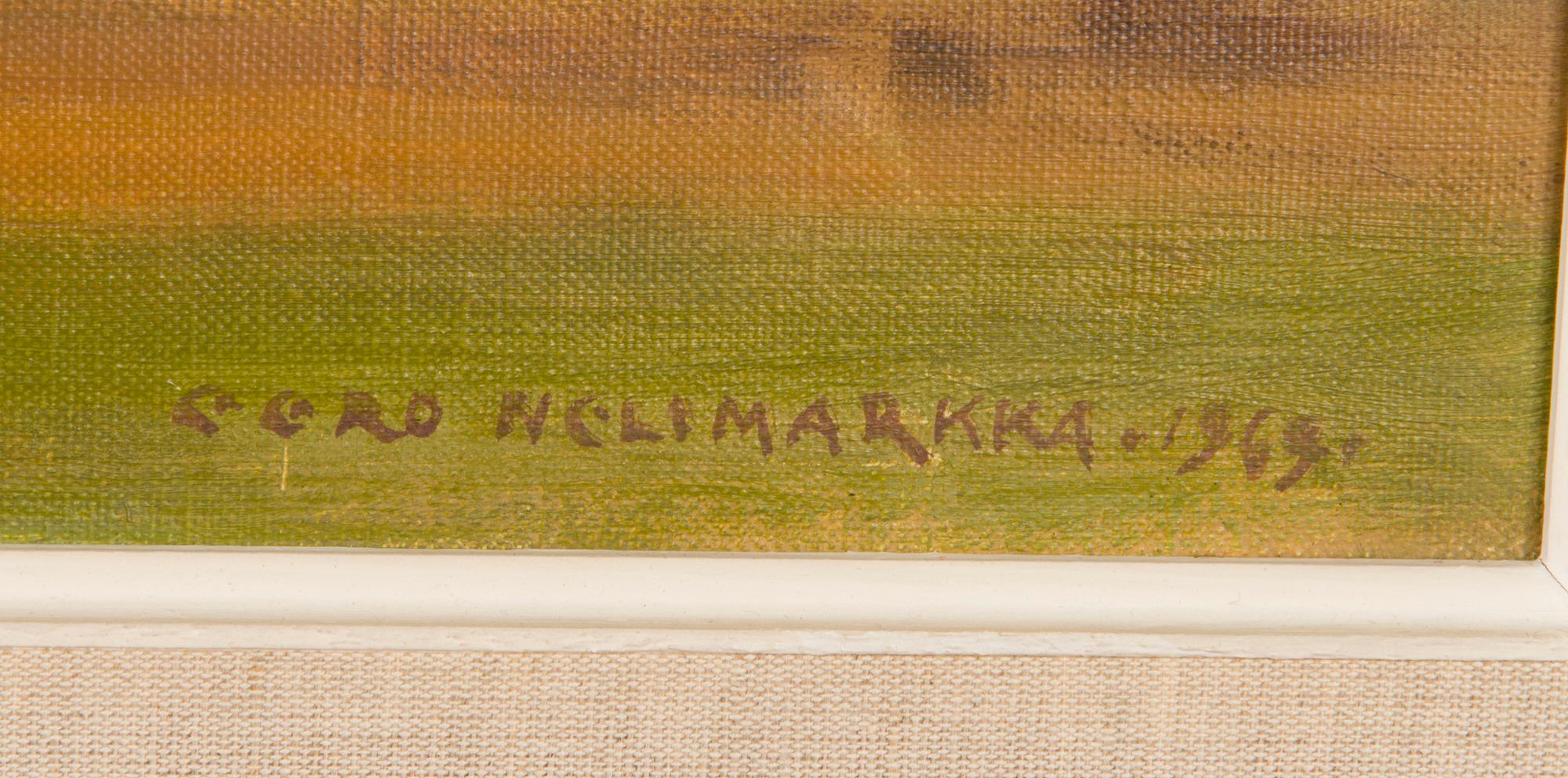 EERO NELIMARKKA, olja på duk, signerad och daterad 1969.
