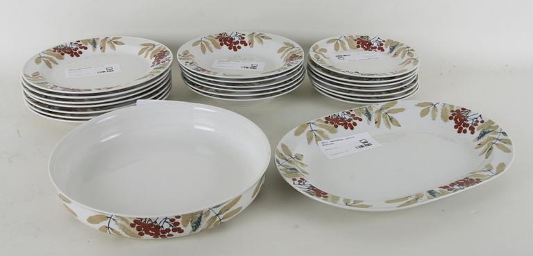 SERVISDELAR ca 24 delar, porslin, Rörstrand.