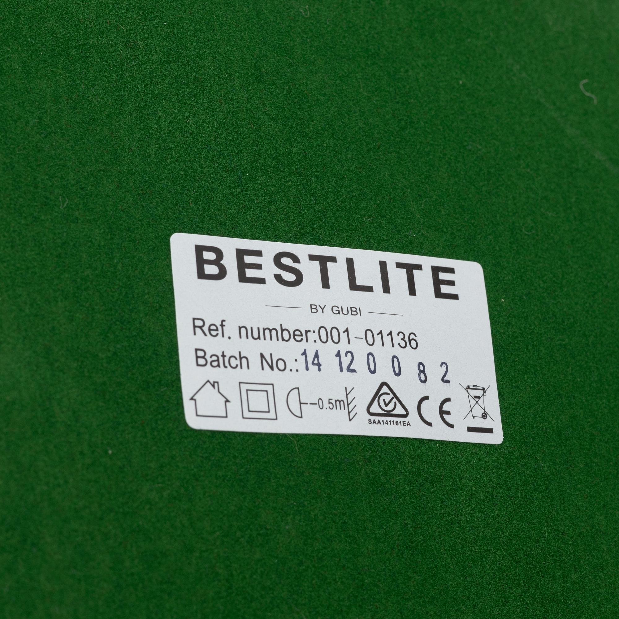 Robert Dudley Best, a pair of 'BL 1' table lights, Bestlite, Gubi, Denmark.
