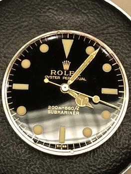 ROLEX, Submariner, "Underline, Gilt, meters first".