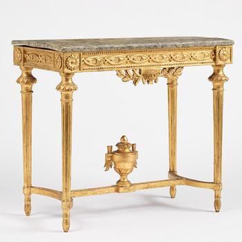 Konsolbord, Stockholmsarbete, 1700-talets slut, Sengsutavianskt.