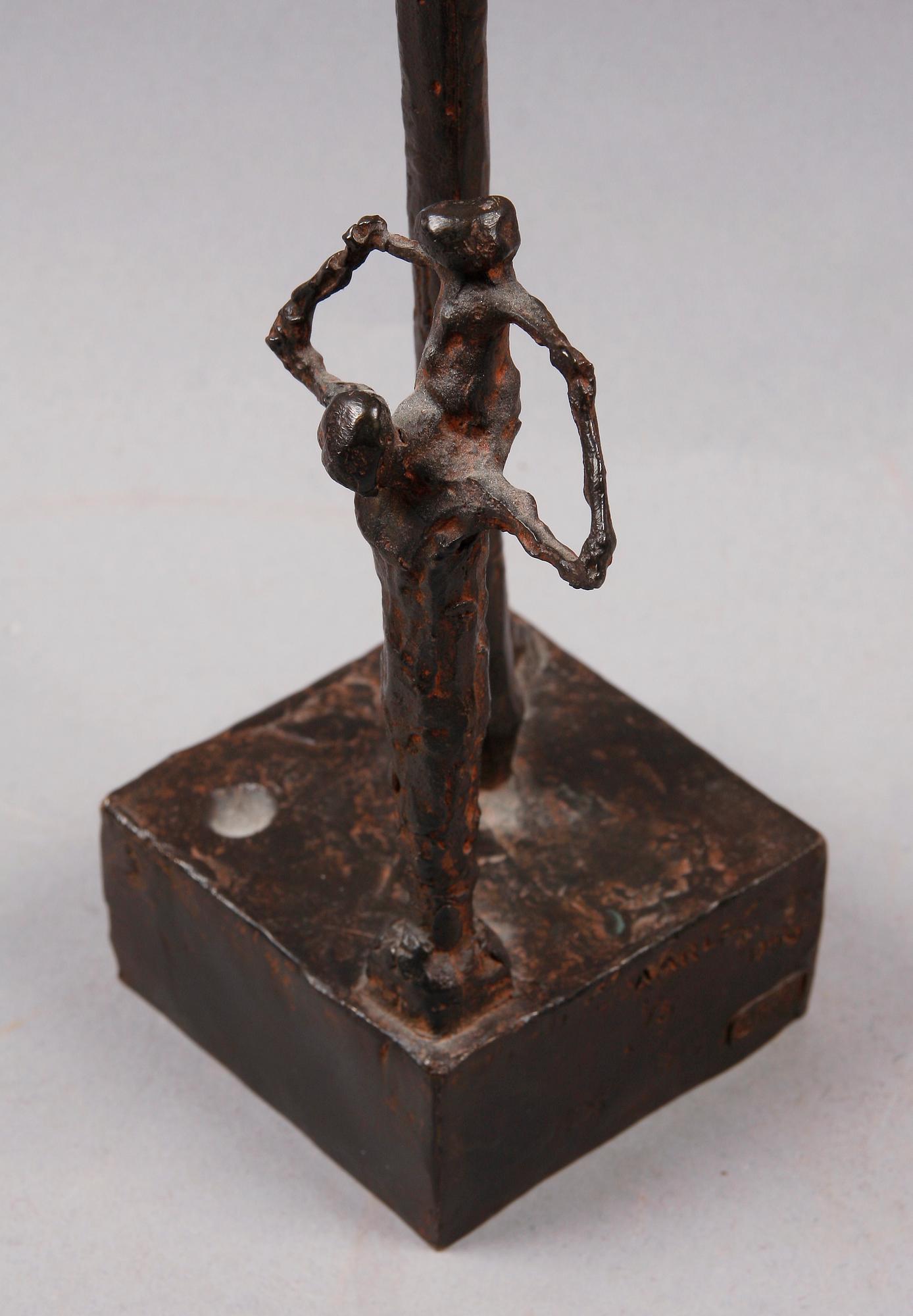 ASMUND ARLE, skulptur, brons. Sign och dat 1956, numr 1/5.