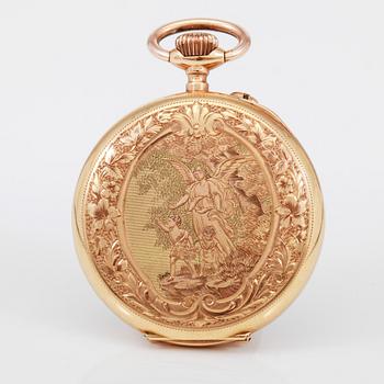 FICKUR, 18k guld, tidigt 1900-tal.
