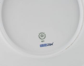 28 pieces of an 'elements' dinner service, Royal Copenhagen, Denmark.