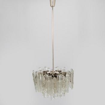 Taklampa, "Ice block chandelier", J.T Design, Kalmar, Österrike, 1960-tal.