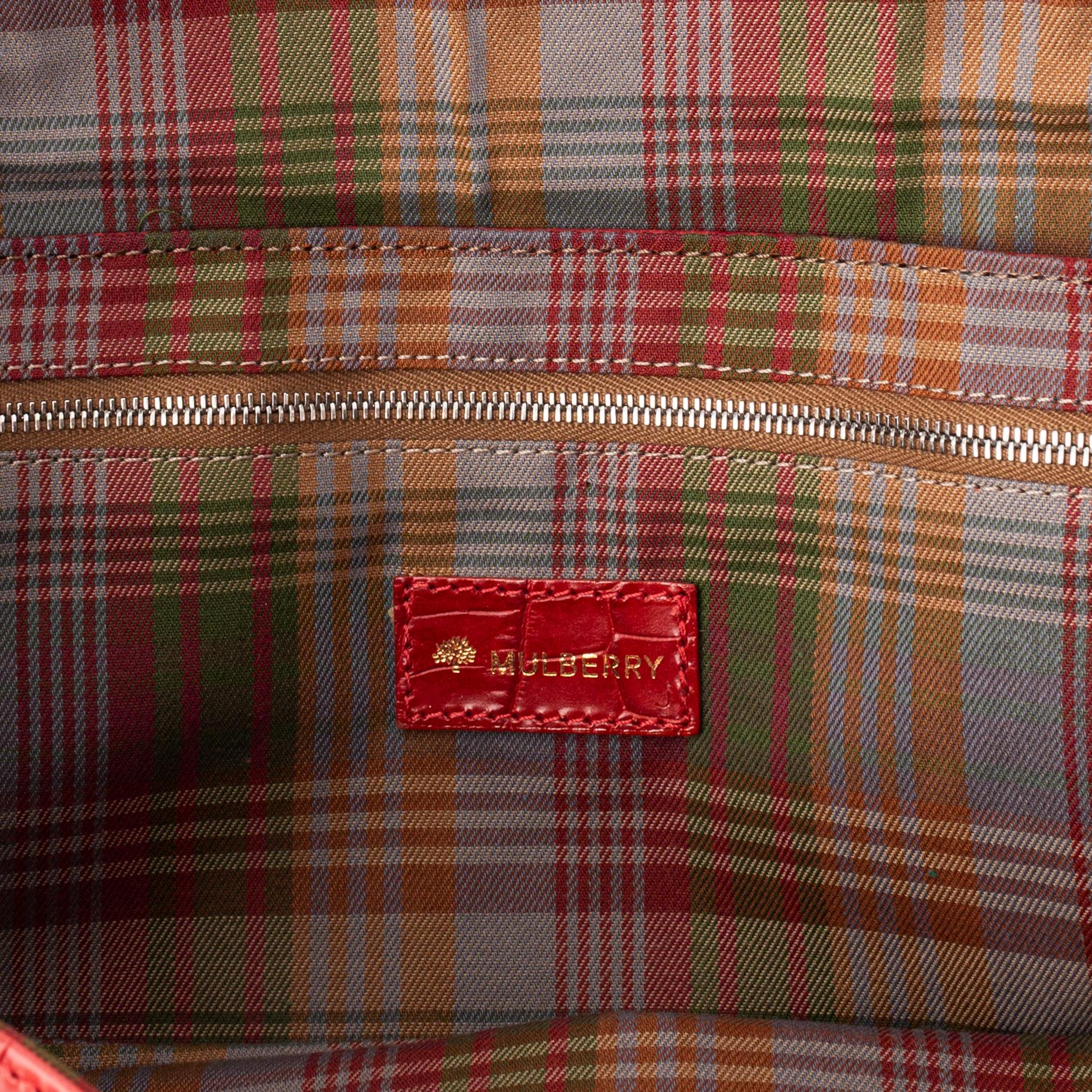 Mulberry, a travelbag and a shoulder bag.