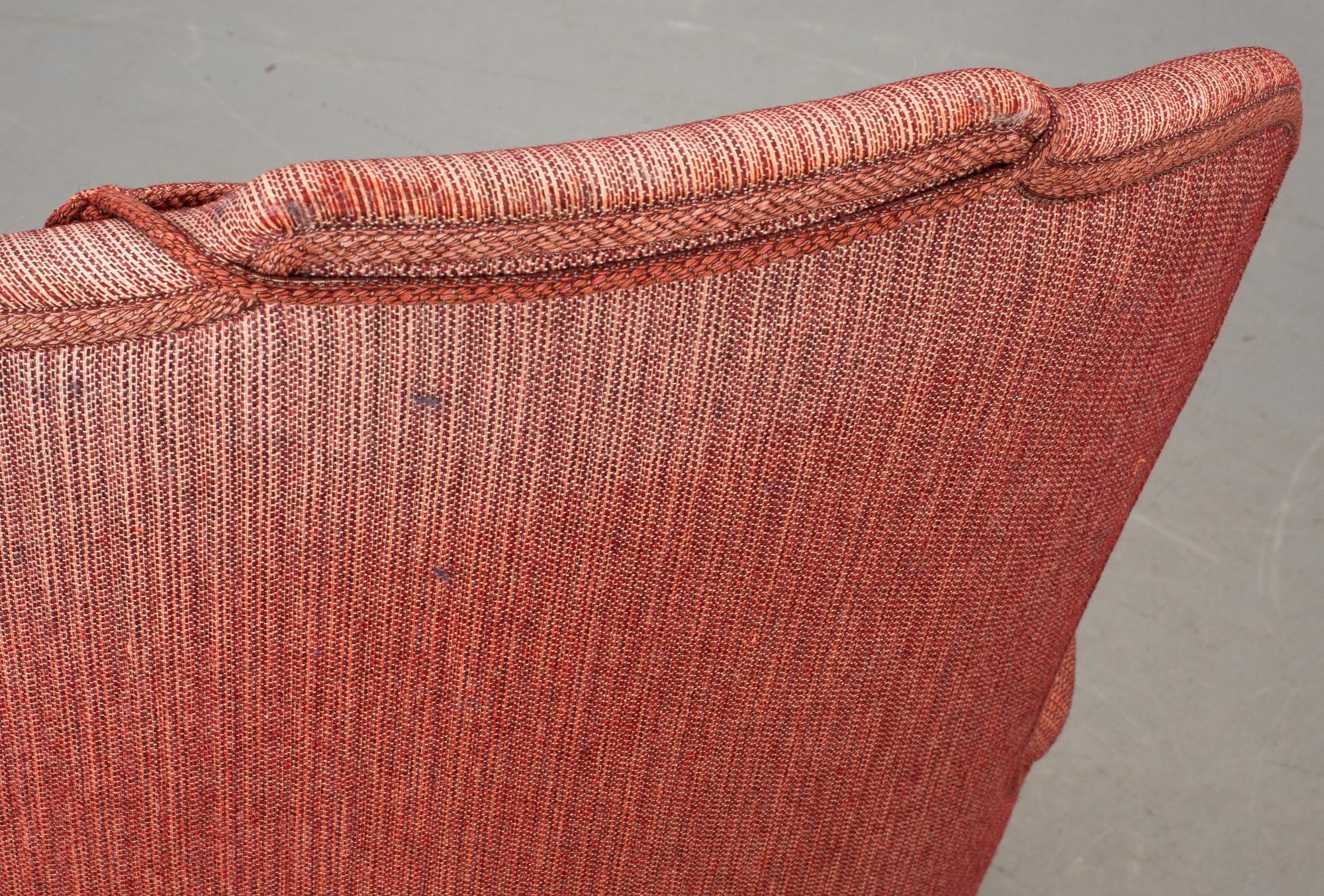 FÅTÖLJ, "Farmor", Carl Malmsten, AB O.H. Sjögren, Tranås, 1900-talets andra hälft.