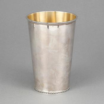 BÄGARE, silver, Tore Eldh, Ceson, Göteborg 1972, vikt 353 g.