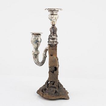 Olle Olls, a candelabra/light object, 2021.