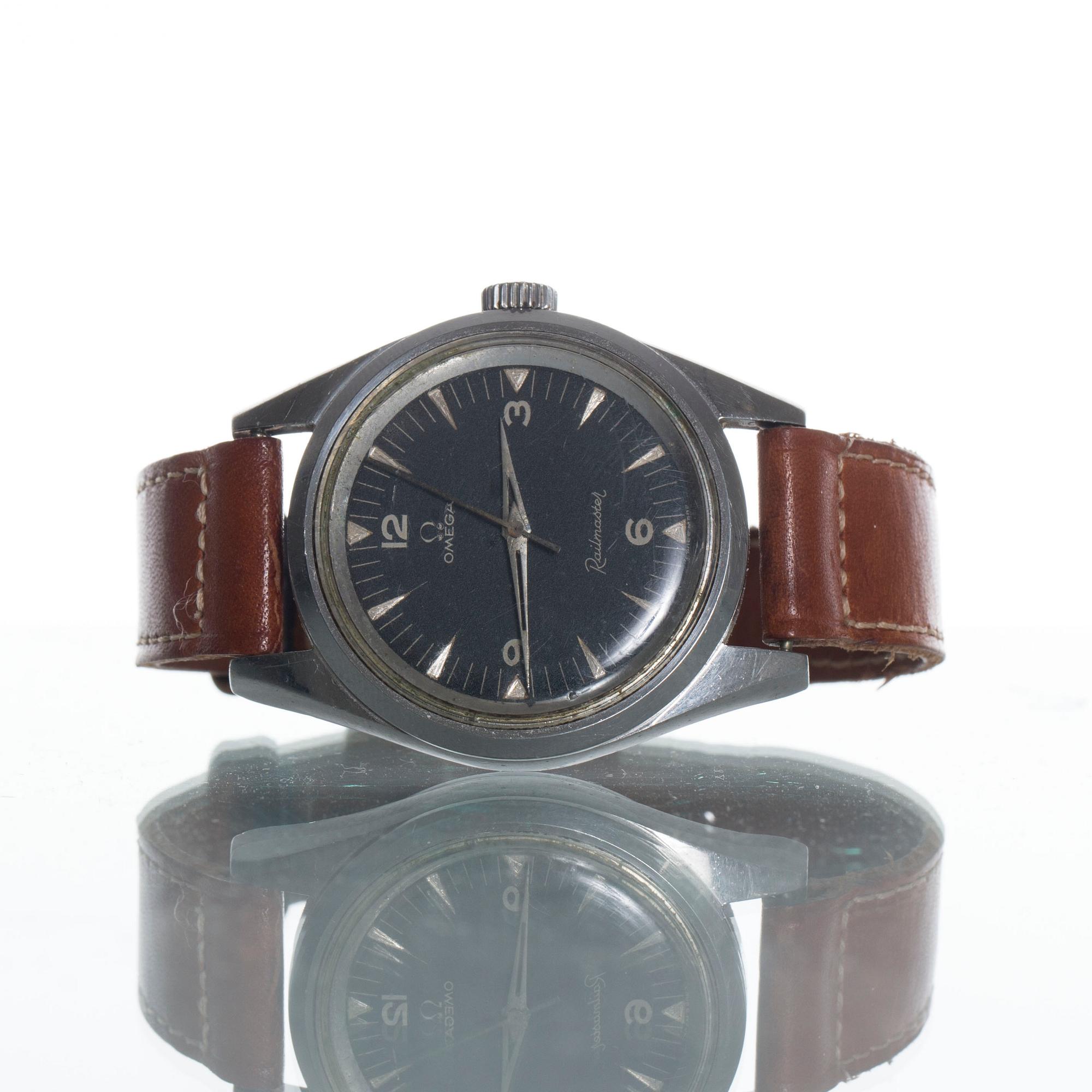 ARMBANDSUR, herr, Omega Railmaster, manuellt verk, omkring 1958.