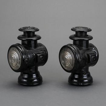 VAGNSLYKTOR, ett par, 1800-tal.