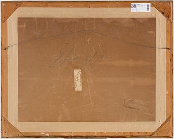 OLGA NYBLOM, pastel, signerad and dated 1908.