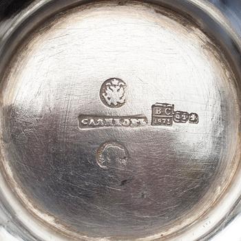 BÄGARE, silver, hovleverantör Sasikov (Сазиковь) S:t Petersburg 1871, Ryssland. Vikt ca 160 .