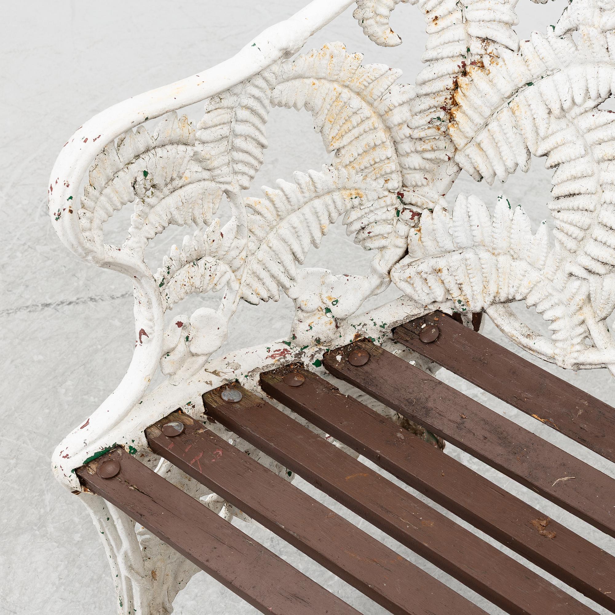 Trädgårdssoffa, "Ormbunke", 1900-talets första hälft.