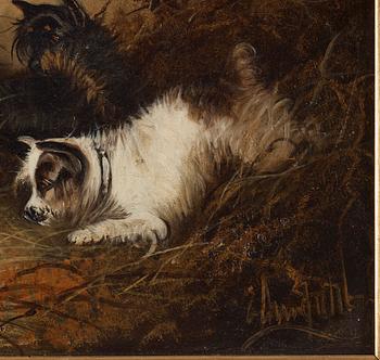 GEORGE ARMFIELD, attributed to, oil on canvas, signed.