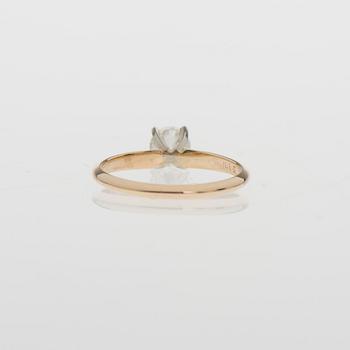 RING, briljantslipad diamant, 14K guld.