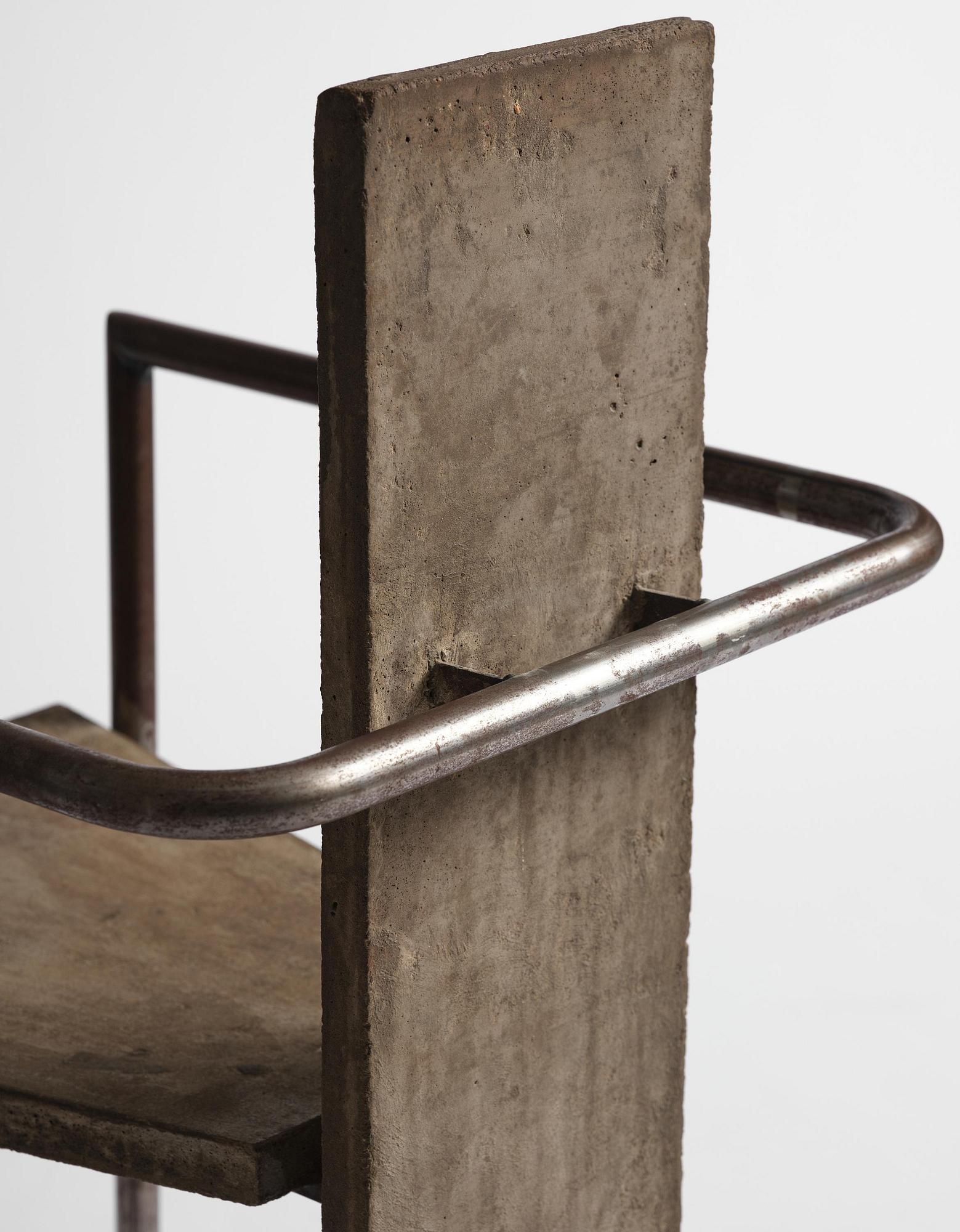 Jonas Bohlin, karmstol, "Concrete", provex, Källemo, Värnamo, efter 1981.