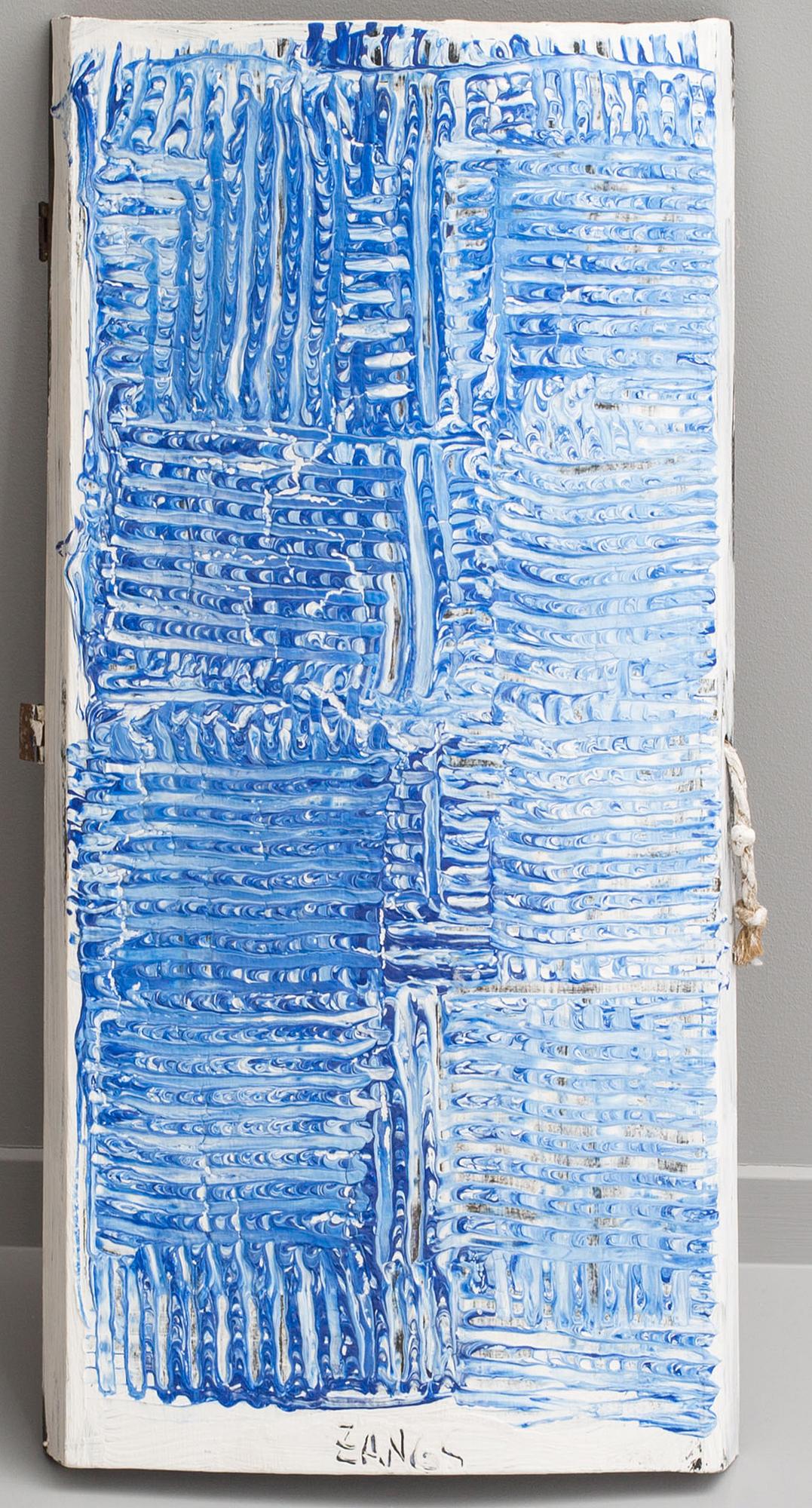 HERBERT ZANGS, skulptur/olja på trä, signerad.