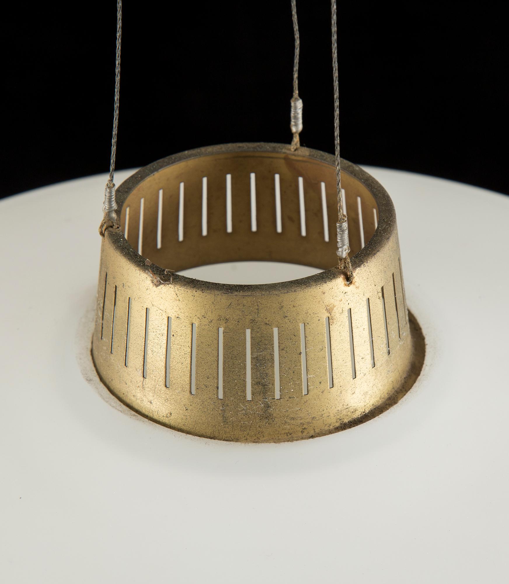 An early 20th century ceiling light.