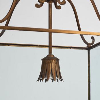 Erik Tidstrand, a Swedish Grace ceiling lamp model "25162", Nordiska Kompaniet 1920s.