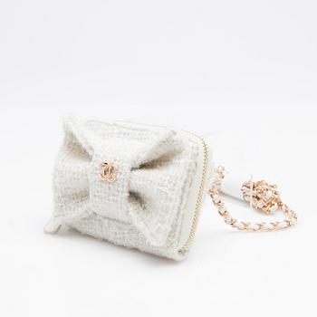 Chanel, bag, Mini Bouclé Bow Bag.