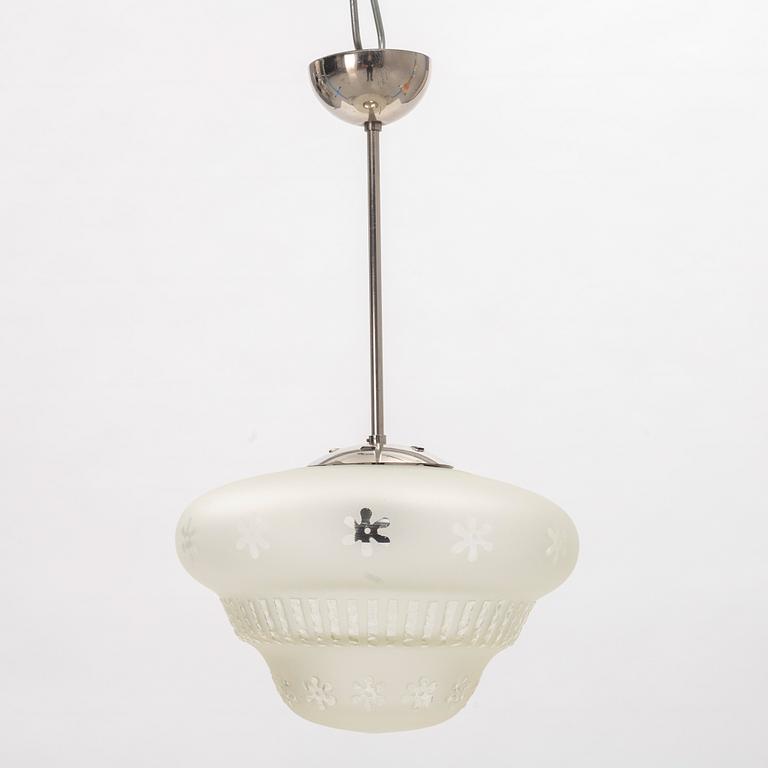A Swedish Modern ceiling lamp, 1930's/40's.