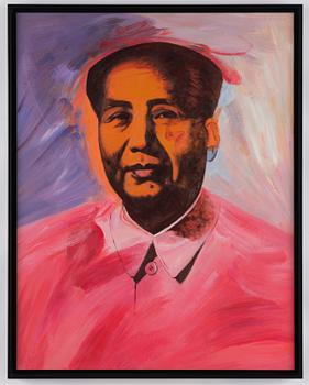 Jonathan Monk, "Andy Warhol's Chairman Mao Hand Made in The Peoples Republic of China".