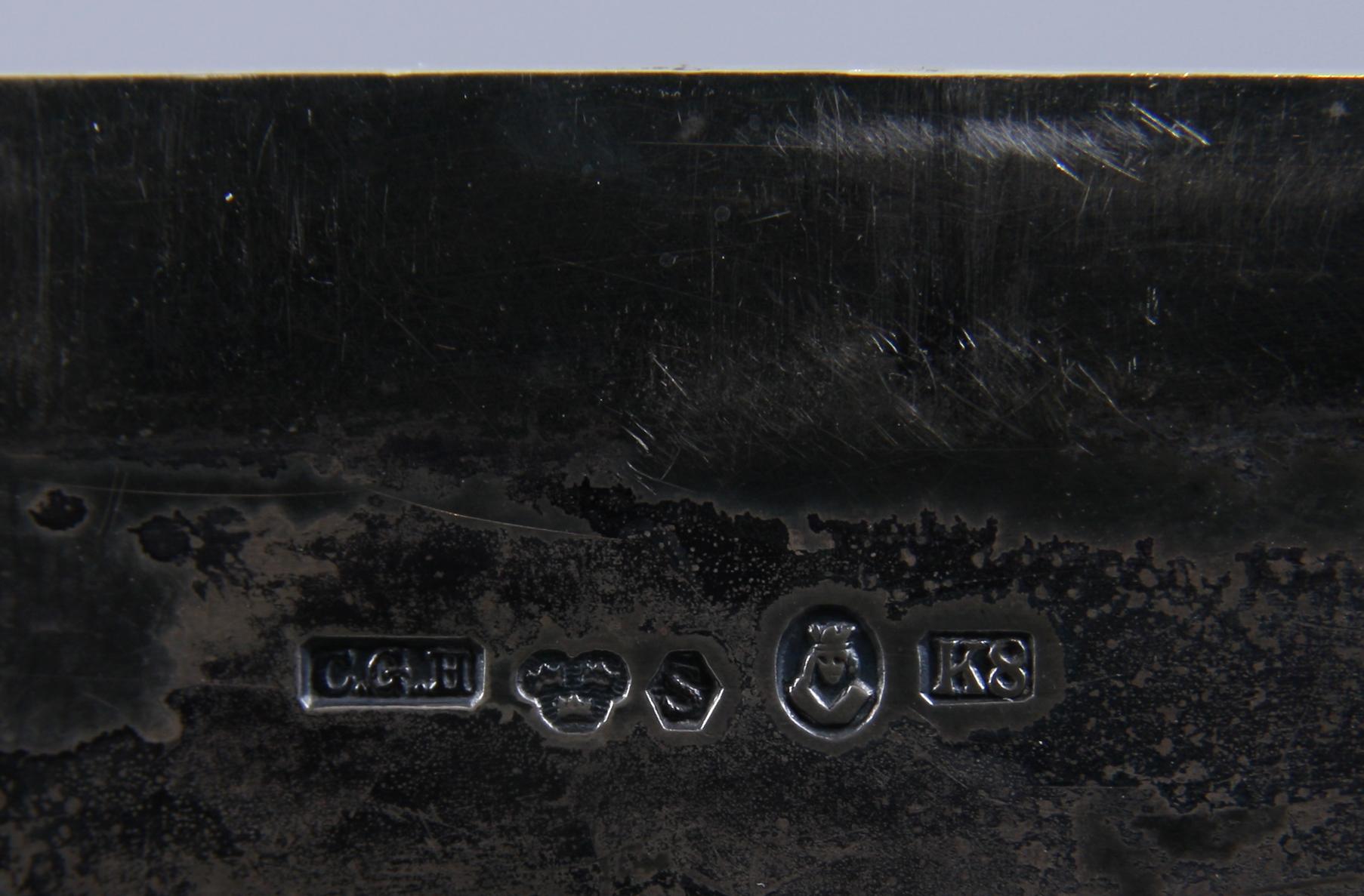 TOBAKSBURK, silver, C. G Hallberg, 1936. 628 gram.