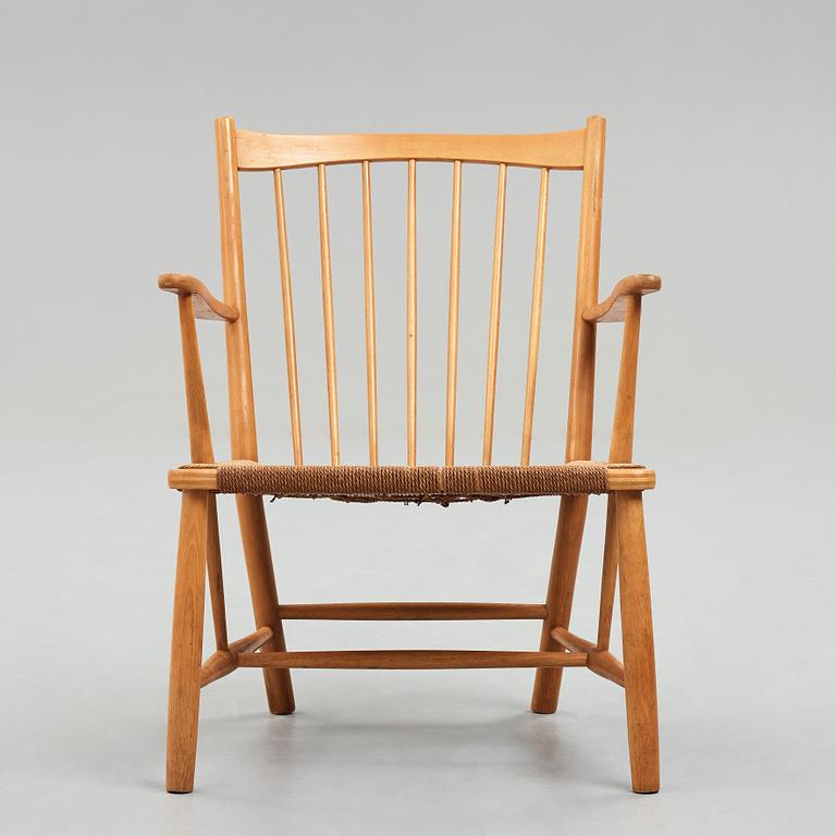 HANS J WEGNER, a "Magasin du Nord" chair for FDB Møbler, Denmark 1940's.